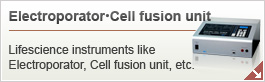 Electroporator, cell fusion unit
